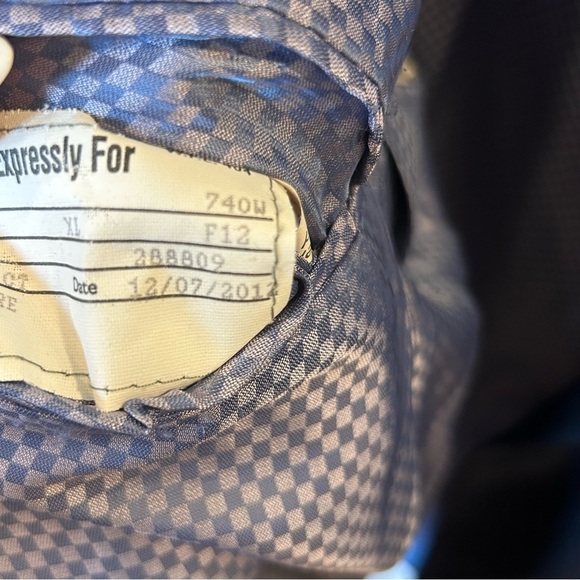 Hart Schaffner Marx Blue and Gold Sport Coat - Picture 7 of 11